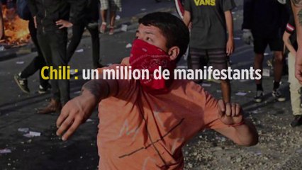 Chili : un million de manifestants font pression sur le gouvernement