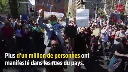 Chili : un million de manifestants font pression sur le gouvernement