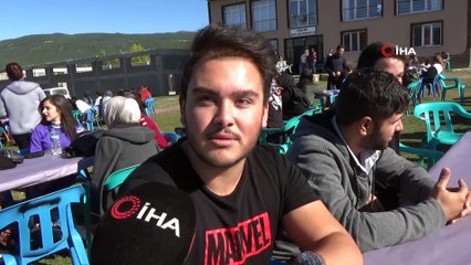 Üniversite öğrencilerinin çevreyi tanıma gezisi