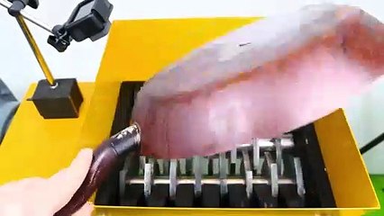 This stuff is put into the shredder, see the results!