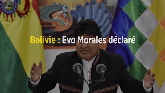 Bolivie : Evo Morales déclaré vainqueur au premier tour