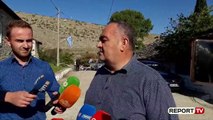Report TV -Fredi Beleri ngushëllon familjarët e Kacifas...Gazetarja e nxjerr zbuluar