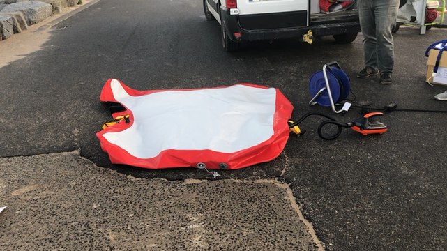 Un barrage anti-submersion testé dans la Manche