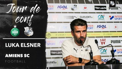 Avant le match ASSE - Amiens SC, Luka Elsner