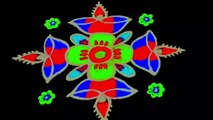 #Spot tube || Simple Flower & Spottube Rangoli Design with Beautiful Colours & Dots 6x6 For Beginners _ Easy Daily || सरल फूल और सुंदर रंग और डॉट्स के साथ रंगोली डिजाइन शुरुआती के लिए 6x6 _ आसान दैनिक