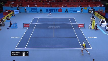 تنس: بطولة فيينا: برييتيني يهزم روبليف 7-5 و 7-6
