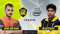 Dota2 - beastcoast vs. Wind and Rain - Game 2 - Lowerbracket - ESL One Hamburg 2019
