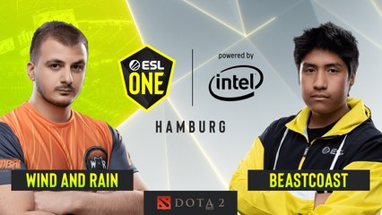 Dota2 - beastcoast vs. Wind and Rain - Game 2 - Lowerbracket - ESL One Hamburg 2019