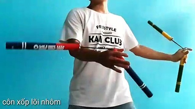 CÔN XỐP LÕI NHÔM tại #KANSHOP côn nhị khúc. #KANCLUB dạy côn nhị khúc. Nunchaku club
