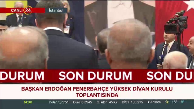 #CANLI Erdoğan Fenerbahçe Divan Kurulu Toplantısında