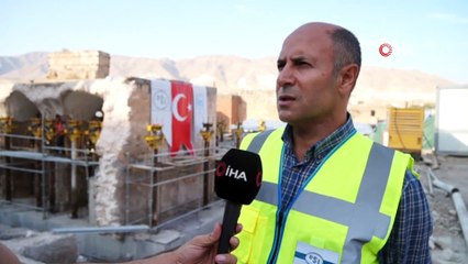 Hasankeyf’te son eser Er-Rızk Camii'nin kaldırma işlemlerinin ikinci aşaması başladı