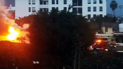 Incendio de una vivienda en Los Llanos de Aridane
