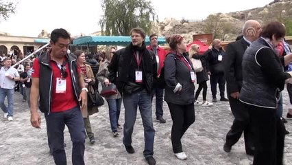 Rus Medya Konseyi üyesi 160 gazeteci Kapadokya'yı gezdi