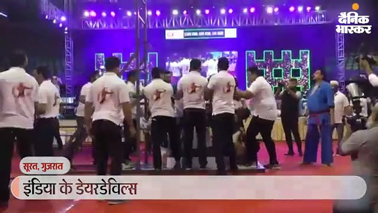 इंडिया के डेयरडेविल्स ने गिनीज वर्ल्ड रिकॉर्ड म...