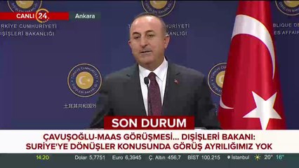 #CANLI Dışişleri Bakanı Çavuşoğlu konuşuyor