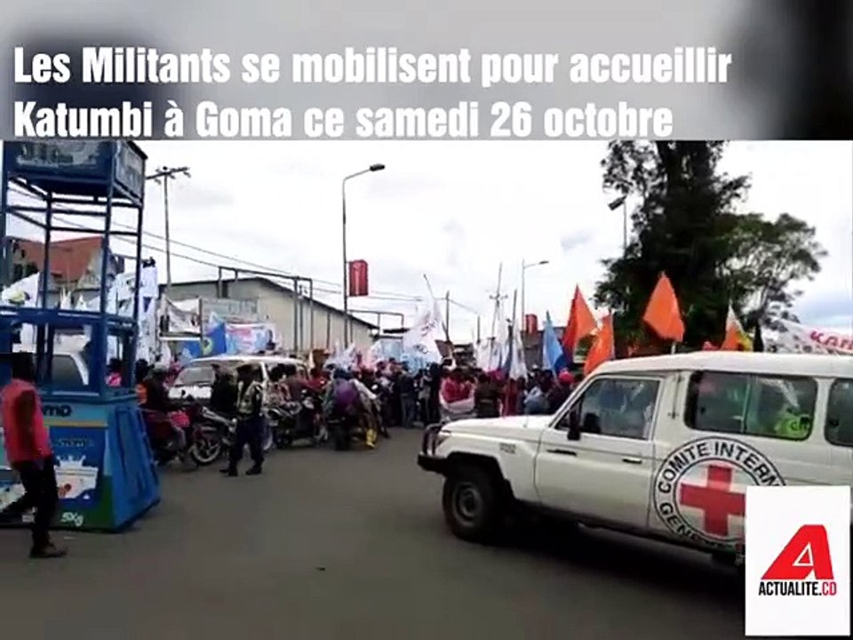 Les militants se mobilisent pour accueillir Katumbi à Goma