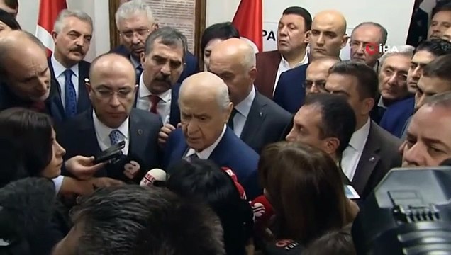 MHP Lideri Bahçeli: Kırmızı Bültenle Aranan Katilin Takdir Edilmesi Namertliktir