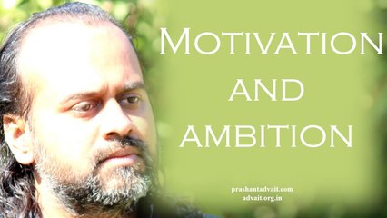 Acharya Prashant, with students: Motivation and ambition, symptoms of suffering