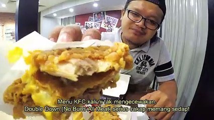 [THUMBS UP] Makan KFC Double Down Dah TAK MACAM DULU!
