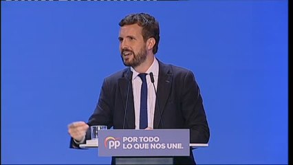 Casado asegura que Sánchez "está perdiendo el pulso" con la sociedad española