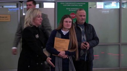 "العميلة" الروسية ماريا بوتينا تصل إلى موسكو