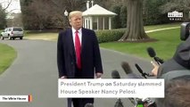 Trump Attacks Nancy Pelosi In Saturday Tweets, Calls Her District 'Bad And Dangerous'
