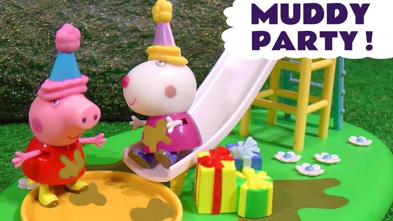 Peppa Pig Full Episode Muddy Party with Thomas and Friends in this Peppa Pig Peppa Pig Full Episodes Toy Story Family Friendly Kids Story English