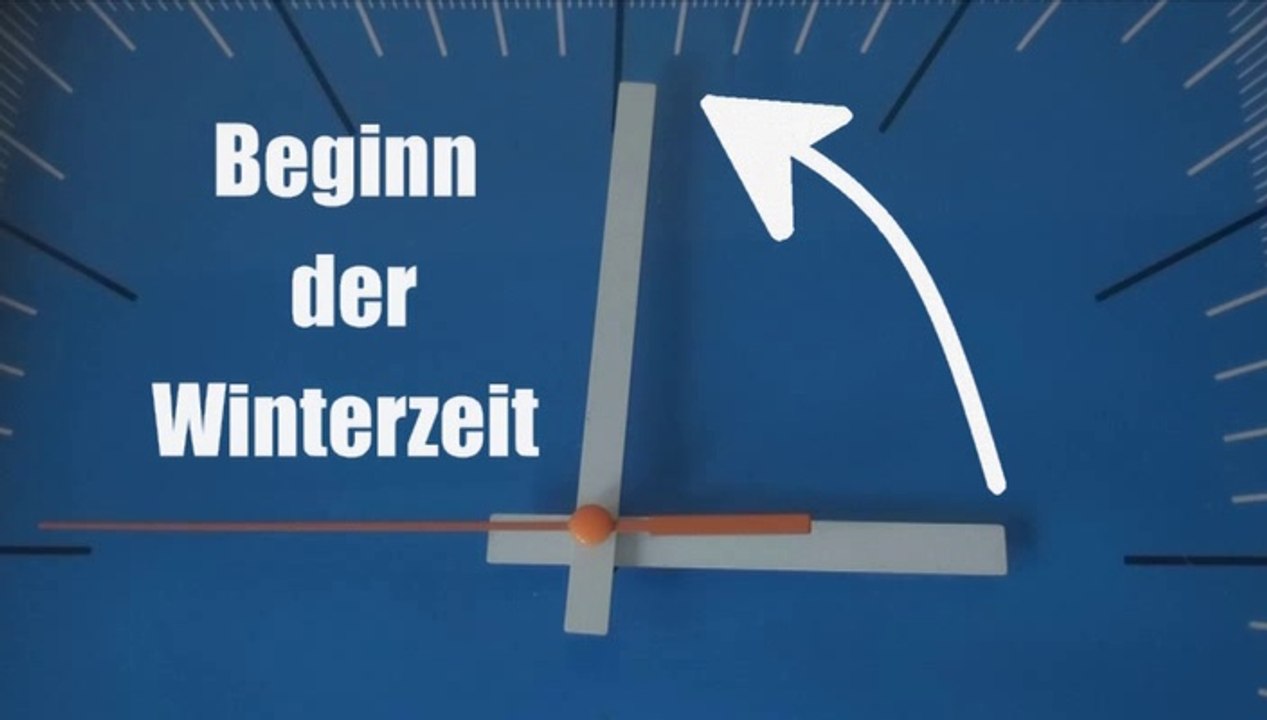Beginn der Winterzeit - Uhren werden wieder zurückgestellt!