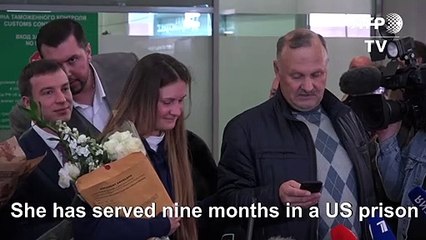 'Russians don't surrender': Maria Butina arrives in Moscow