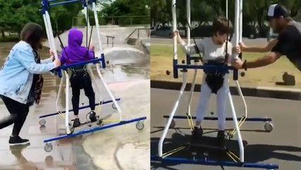 Kid With Cerebral Palsy Lives Out Dream Of Skating