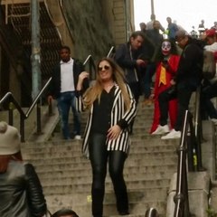 «Joker» : Les touristes affluent sur l'escalier du Bronx de l'affiche du film
