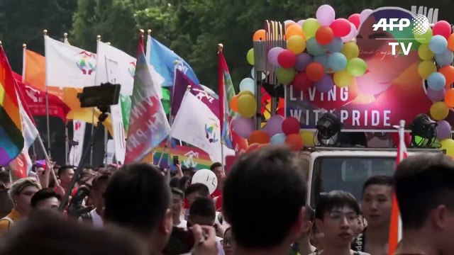 Primera “marcha del Orgullo” desde legalización del matrimonio gay en Taiwan