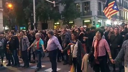 Manifestación de los CDR en Barcelona