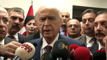 Bahçeli: 'Bazı konular vardır, Türkiye'de siyasetin artık birlik ve dirlik içerisinde olmasını zaruri kılmıştır' - ANKARA