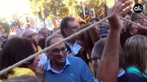 Torra en la manifestación independentista de Barcelona