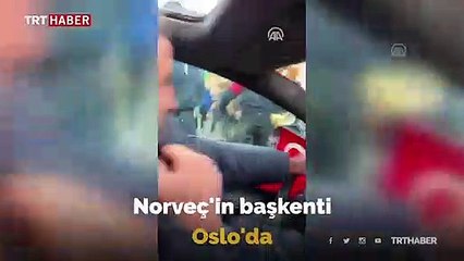 Norveç'te PKK yandaşları bebekli Türk aileye saldırdı