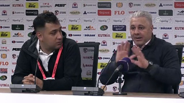 Gaziantep FK-Aytetmiz Alanyaspor maçının ardından - GAZİANTEP