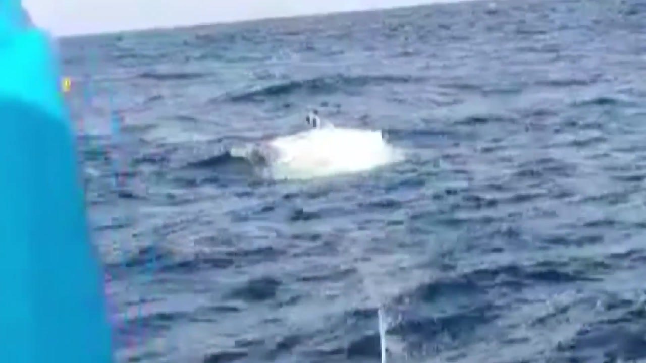 속초 바다서 레저 보트 전복...승선원 2명 모두 구조 / YTN