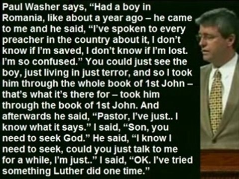Paul Washer His Adultery with Falsehood Youtube Video Sermon