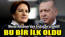Meral Akşener'den Erdoğan'a teklif! Bu bir ilk oldu
