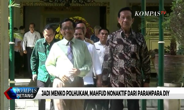Jadi Menko Polhukam, Mahfud MD Nonaktif dari Dewan Parampara DIY