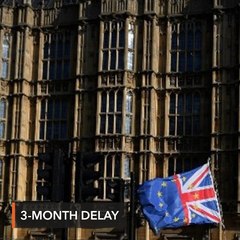 EU envoys agree 3-month Brexit delay