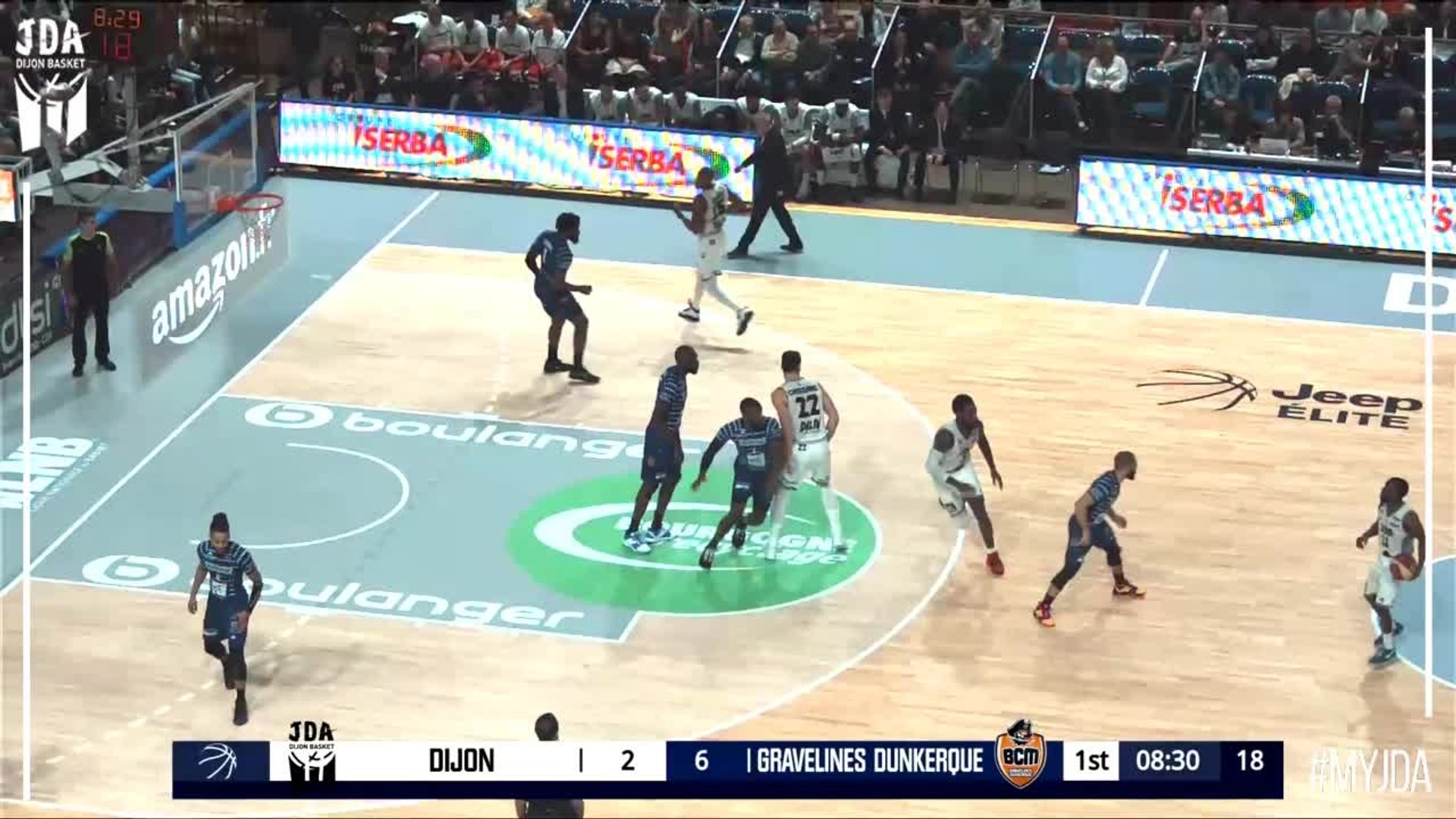 Mike Young Points in Dijon vs. Gravelines-Dunkerque - Vidéo Dailymotion