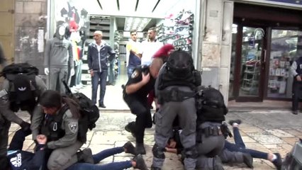 İsrail polisinden Doğu Kudüs'teki gösteriye müdahale (2)