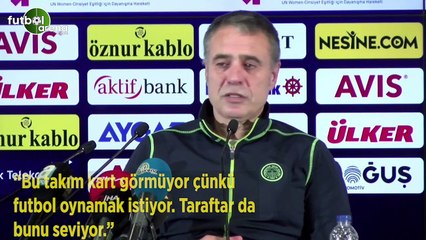 Ersun Yanal: "Bu takım kart görmüyor çünkü futbol oynamak istiyor. Taraftar da bunu seviyor"