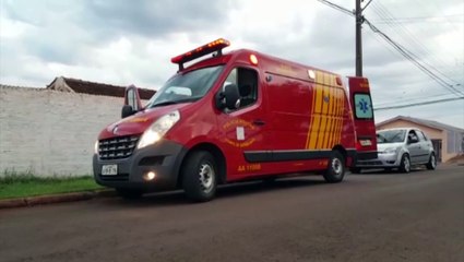 Homem sofre lesões nas mãos ao ser atingido por tanque de lavar roupas