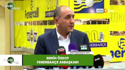 Semih Özsoy: "Avrupa'da zirvede olmak bizim birinci hedefimizdir"