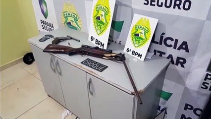 Homem é detido no Universitário com armas de fogo