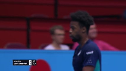 Download Video: Schwartzman bt Monfils (6-3 6-2)