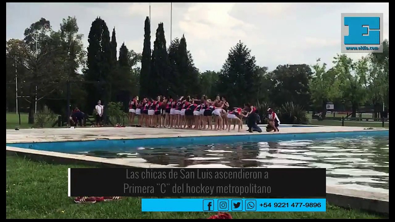 Las chicas de San Luis ascendieron a Primera "C" del hockey metropolitano
